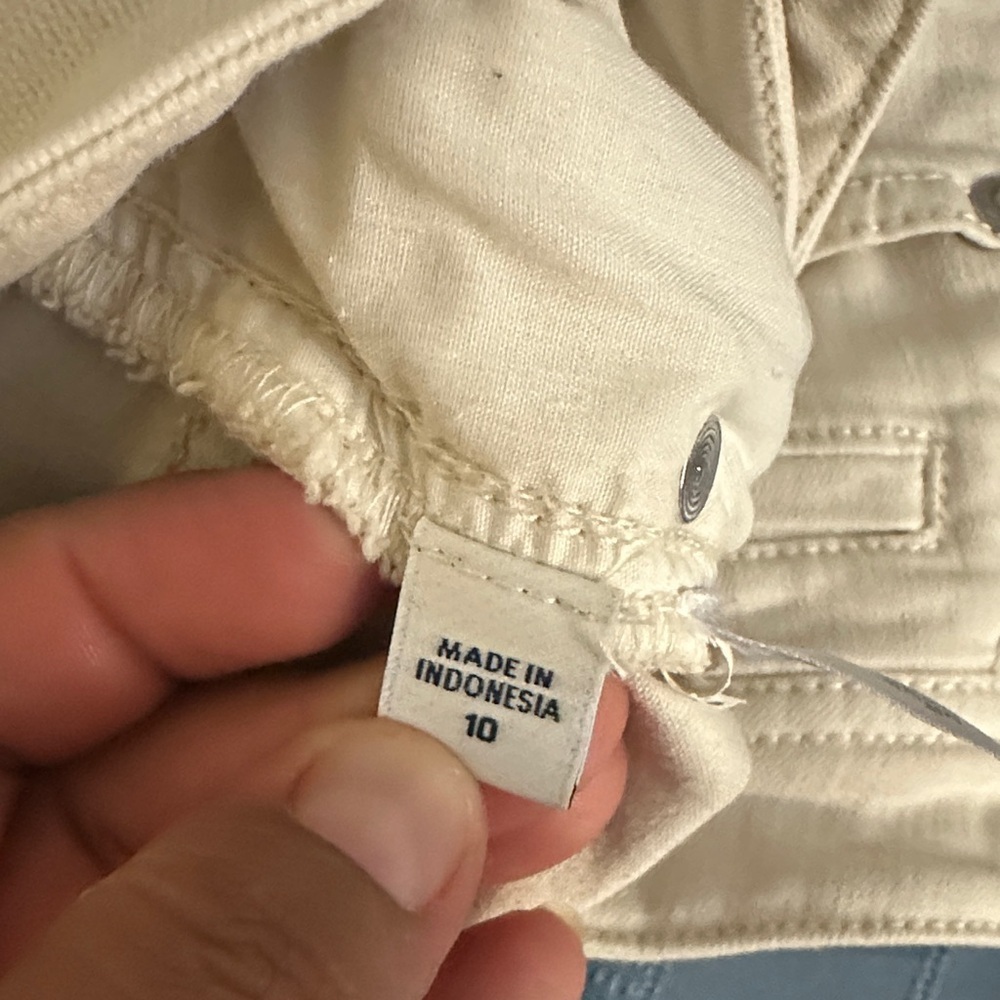 J. Jill High-Rise Cream Denim Jeans - Picture 11 of 12